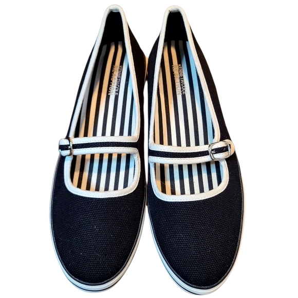 Kenneth Cole Reaction Flats/Sneakers with Striped Detail - Picture 1 of 4